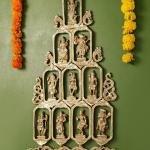 BudhShiv Brass Dashavatar Wall Hanging | 25" Sacred Art | 4.5kg Divine Masterpiece | Vertical Temple Design | Wall Decor | Jaipurio